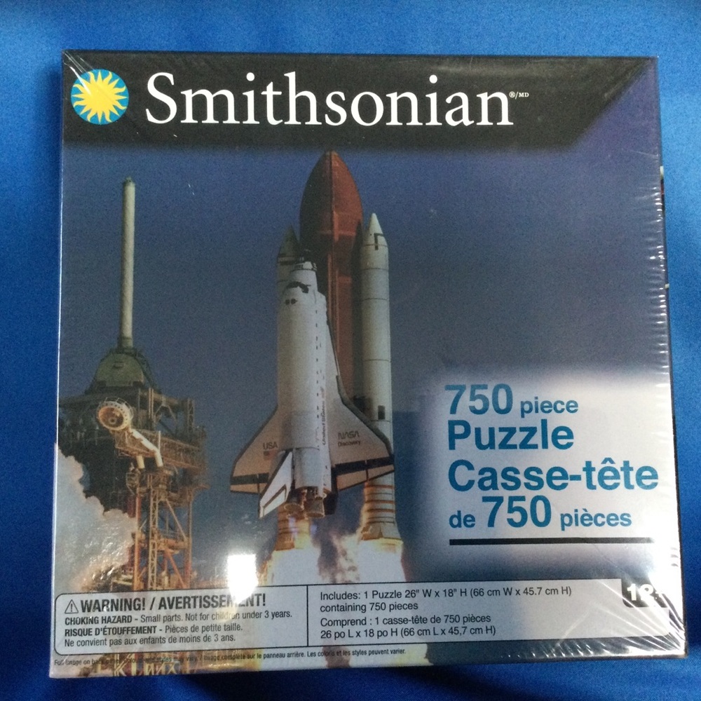 Smithsonian Jigsaw Puzzle Space Shuttle 750 Pieces New Sealed